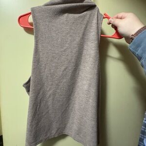 Sleeveless Knit Top in Taupe